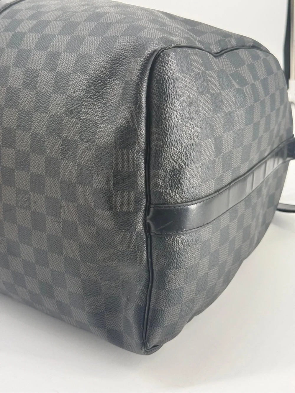 Louis Vuitton Keepall Bandouliere 55 Damier Graphite Canvas Duffle Bag